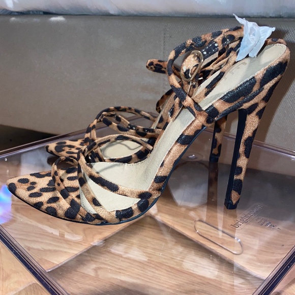 Leopard Print Heels - Picture 2 of 7